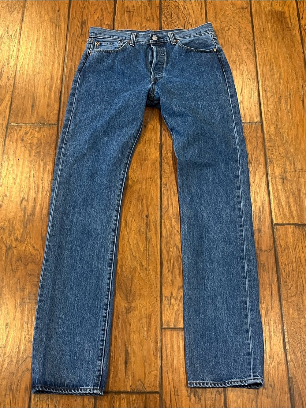 Levi's Men Straight Jeans - Dark Blue Denim